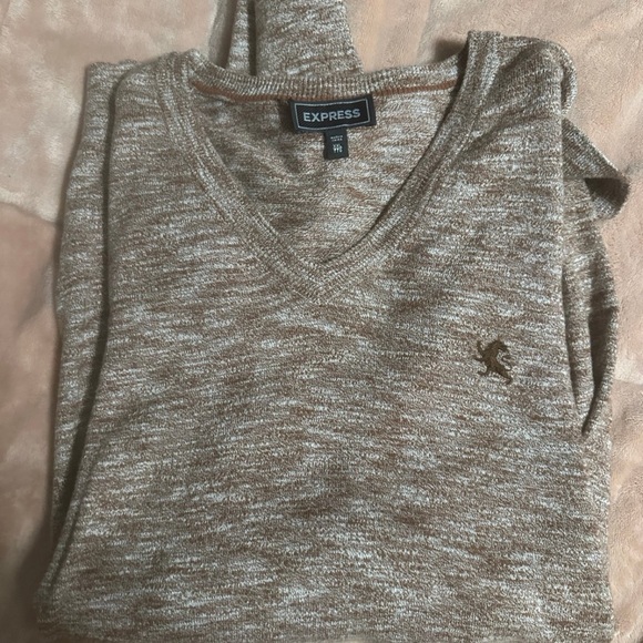 Express Men's Brown Sweater - Picture 5 of 5